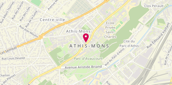 Plan de E.S.R Athis, 11 Rue Paul Vaillant Couturier, 91200 Athis-Mons