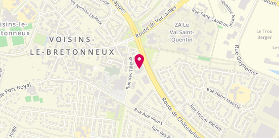 Plan de Auto-école de Voisins, 15 Rue des Tilleuls, 78960 Voisins-le-Bretonneux