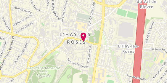 Plan de Point Conduite l'Hay Les Roses, 38 Rue Jean Jaures, 94240 L'Haÿ-les-Roses
