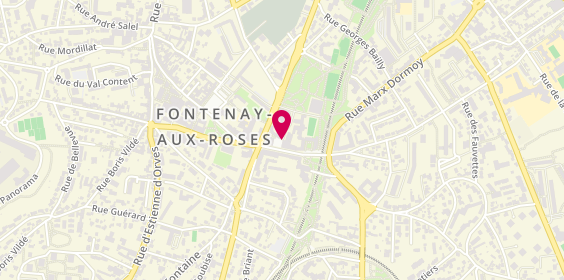 Plan de Auto-école HFC Conduite, 3 place de l'Église, 92260 Fontenay-aux-Roses
