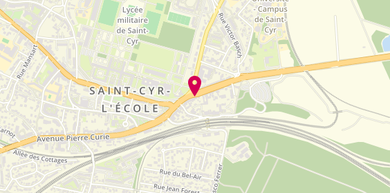 Plan de Auto Ecole France Conduit, 35 avenue de la Division Leclerc, 78210 Saint-Cyr-l'École