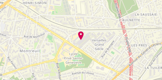 Plan de Stych, 15 esplanade du Grand Siècle, 78000 Versailles