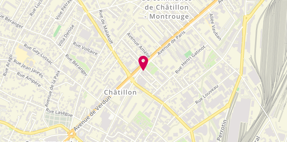 Plan de Tour de Chauffe T D C, 12 avenue de Paris, 92320 Châtillon