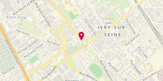 Plan de Auto ecole Full Conduite, 106 avenue Maurice Thorez, 94200 Ivry-sur-Seine