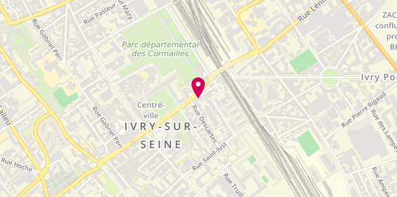 Plan de Auto Ecole 2R, 75 avenue Georges Gosnat, 94200 Ivry-sur-Seine