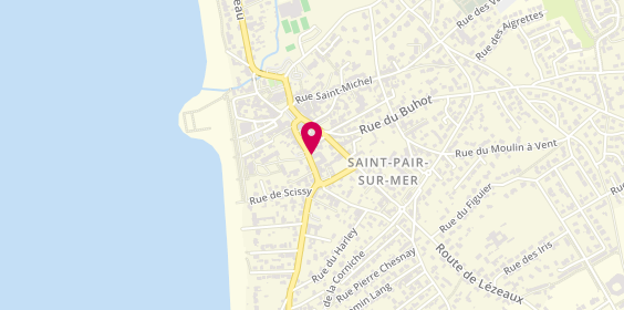 Plan de Auto École Costentin, 133 Rue Sainte-Anne, 50380 Saint-Pair-sur-Mer