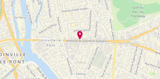 Plan de Easy Permis, 21 avenue du Général Gallieni, 94340 Joinville-le-Pont