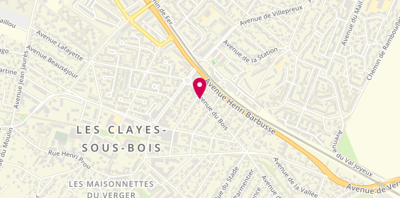 Plan de VLC Conduite, 8 avenue du Bois, 78340 Les Clayes-sous-Bois