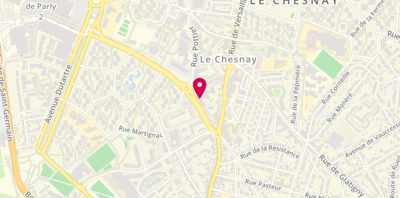 Plan de P2 Formation Routière, 16 Bis Rue Pottier, 78150 Le Chesnay-Rocquencourt