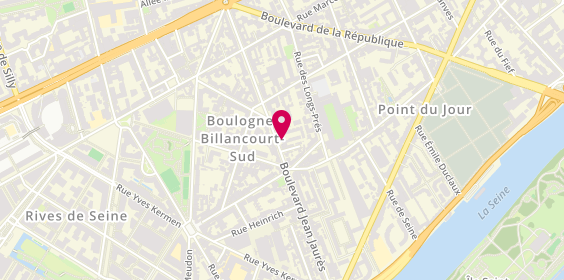 Plan de Auto-Ecole C.A.R, 239 Boulevard Jean Jaurès, 92100 Boulogne-Billancourt