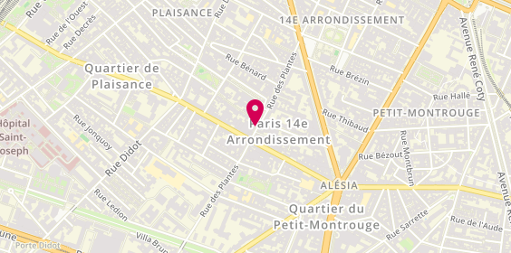Plan de Europ Permis, 36 au 38
36 Rue des Plantes, 75014 Paris