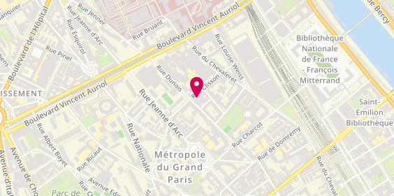Plan de Comoé Conduite, 27 Rue Clisson, 75013 Paris