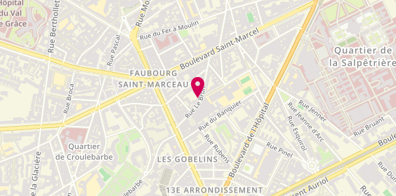 Plan de Jussieu Auto Ecole, 24 Rue le Brun, 75013 Paris