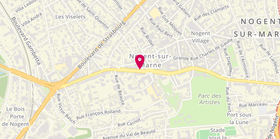 Plan de Espace Permis, 59 grande Rue Charles de Gaulle, 94130 Nogent-sur-Marne