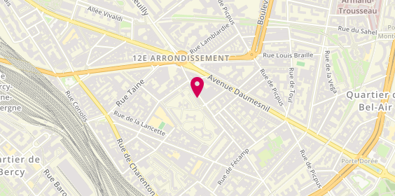 Plan de Auto-école Daumesnil, 77 Rue Claude Decaen, 75012 Paris