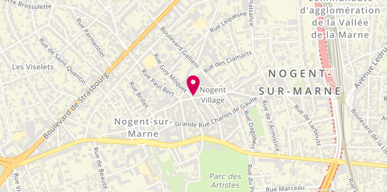 Plan de Auto-Moto école SecurPermis, 41 Rue des Héros Nogentais, 94130 Nogent-sur-Marne