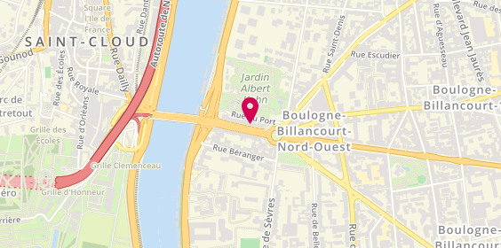 Plan de Inri's Boulogne, 8 avenue du Maréchal de Lattre de Tassigny, 92100 Boulogne-Billancourt