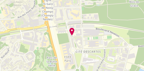 Plan de C.E.R Cité Descartes, 21 avenue André-Marie Ampère, 77420 Champs-sur-Marne