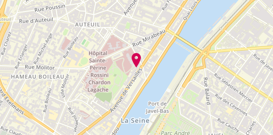 Plan de Auto-École Brasseur, 92 avenue de Versailles, 75016 Paris