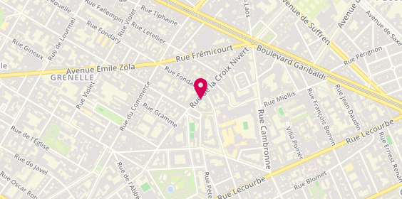 Plan de Auto Ecole Nivert, 41 Rue de la Croix Nivert, 75015 Paris