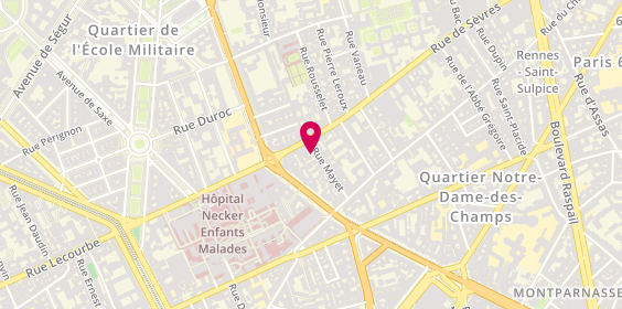 Plan de Alerte Aux Points, 6 Rue Mayet, 75006 Paris