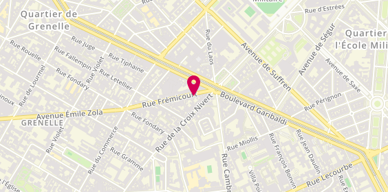 Plan de Auto Ecole CER Marechal, 38 Rue Frémicourt, 75015 Paris