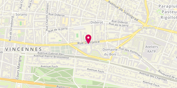 Plan de Auto-école Defrance, 36 Rue Defrance, 94300 Vincennes