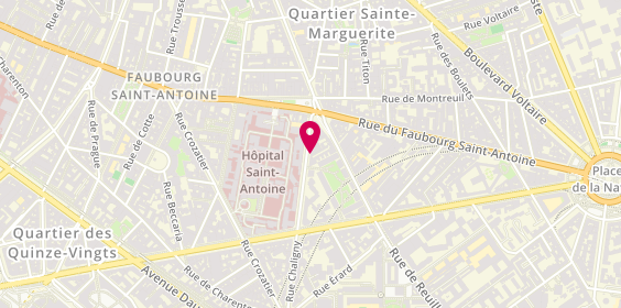 Plan de Ecf Faidherbe, 36 Rue Chaligny, 75012 Paris