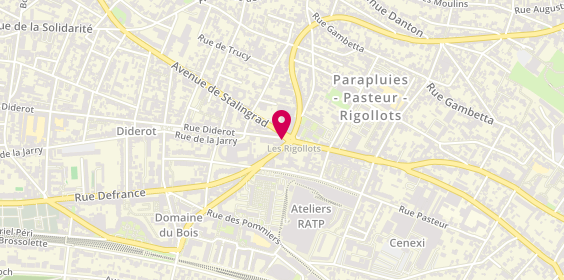 Plan de Auto-École Diderot, 228 Rue Diderot, 94300 Vincennes