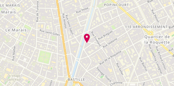 Plan de Auto Ecole Richard Lenoir, 2 Rue Boulle, 75011 Paris
