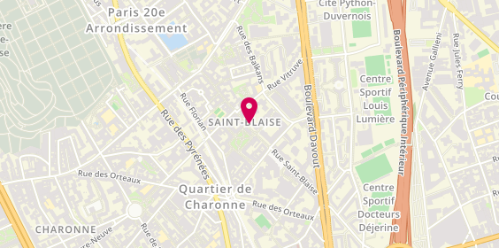 Plan de Autograf, 35 Rue Saint-Blaise, 75020 Paris