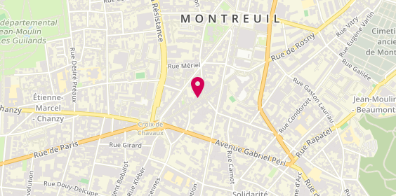 Plan de Planete Conduite Montreuil, 25 Rue du Capitaine Dreyfus, 93100 Montreuil
