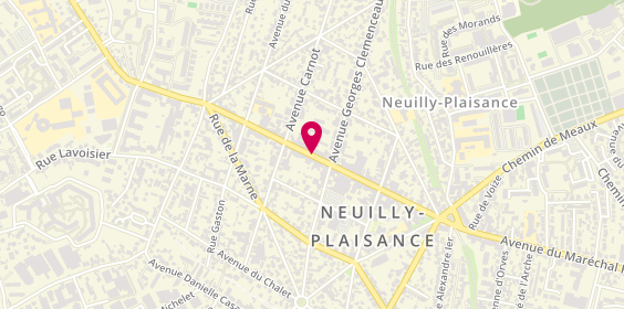 Plan de Esr, 25 Ter avenue du Maréchal Foch, 93360 Neuilly-Plaisance
