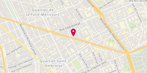 Plan de Cir+, 61 Avenue de la Republique, 75011 Paris