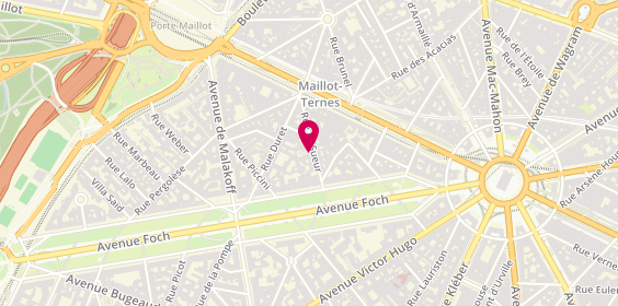Plan de DJOUMI Méhdi, 1 Square de l'Avenue du Bois, 75116 Paris