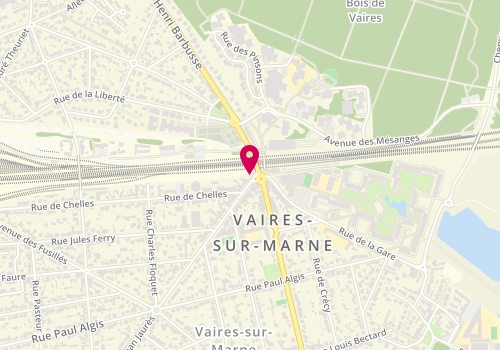Plan de Ecole de Conduite de Vaires Sur Marne, 7 place du Général de Gaulle, 77360 Vaires-sur-Marne