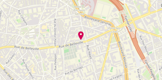 Plan de Boost Permis, 293 Rue de Belleville, 75019 Paris