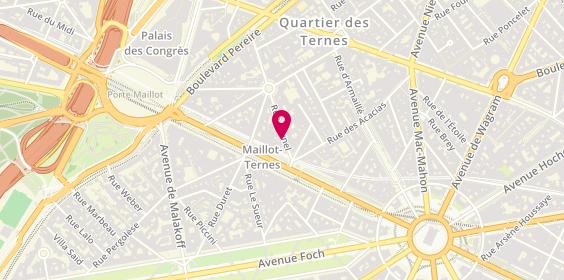 Plan de Easy Monneret, 3 Rue Brunel, 75017 Paris