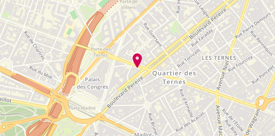 Plan de As Conduite Paris, 89 avenue des Ternes, 75017 Paris