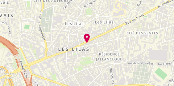Plan de Permis Express, 124 Rue de Paris, 93260 Les Lilas