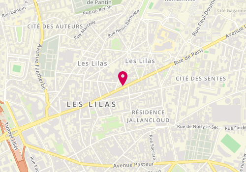 Plan de GOSSELIN Yacine, 159 Rue de Paris, 93260 Les Lilas
