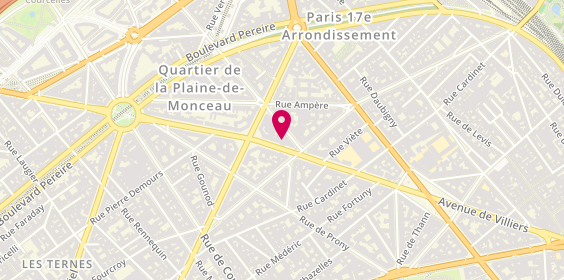 Plan de Auto École Ness75, 74 avenue de Villiers, 75017 Paris