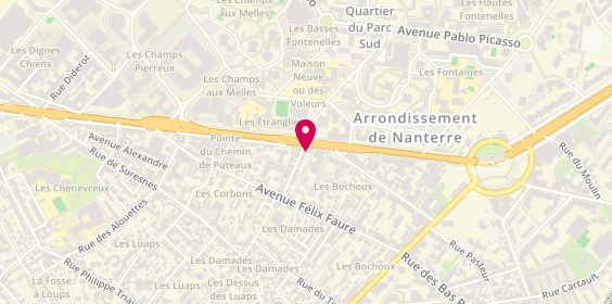Plan de C.E.R Pasteur Clemenceau, 1 Rue Pasteur, 92000 Nanterre
