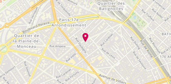 Plan de Auto-école Jouffroy d'Abbans, 35 Rue Jouffroy d'Abbans, 75017 Paris