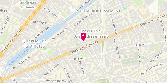 Plan de M.c.location, 31 Rue de Lorraine, 75019 Paris