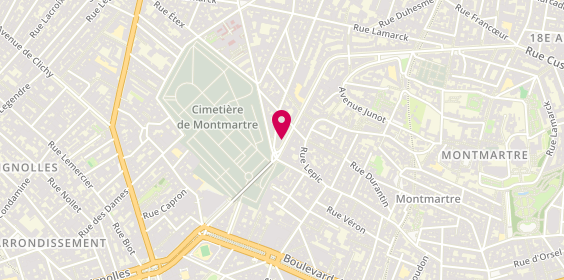 Plan de Cer Caulaincourt, 13 Rue Caulaincourt, 75018 Paris