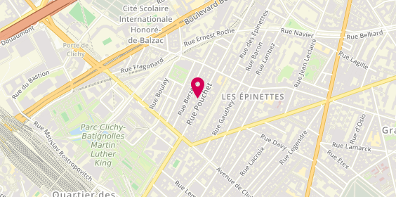 Plan de Centres Pointcode, 29 Rue Pouchet, 75017 Paris