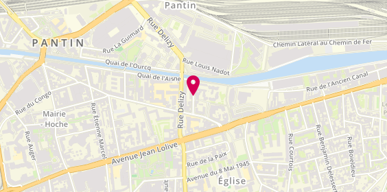 Plan de Paris Nautique, 4 Bis Rue Lakanal, 93500 Pantin
