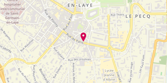 Plan de EFR Saint Germain Place Royale, 57 Rue de Paris, 78100 Saint-Germain-en-Laye