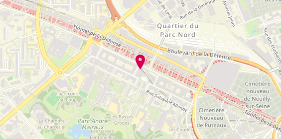 Plan de Auto Ecole de la Préfecture, 68 Rue des 3 Fontanot, 92000 Nanterre